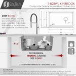 STYLISH S-828WL KINBROOK 28-inch Dual Mount Workstation - Image 6