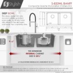 STYLISH S-833WL BANFF 33-inch Dual Mount Workstation - Image 6