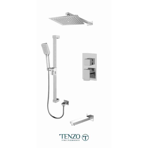 0 TENZO SLPB33-501145-CR Shower kit 3 functions - Slick