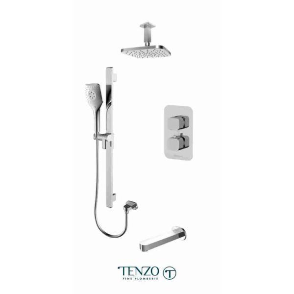 2 TENZO QUT33-511345-CR Shower kit 3 functions