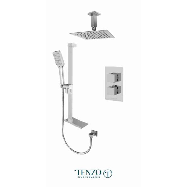 2 TENZO SLT32-21331-CR Shower kit 2 functions - Slick