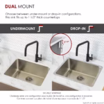 STYLISH S-203T GARNET 23-inch Undermount Kitchen Sink - Image 3