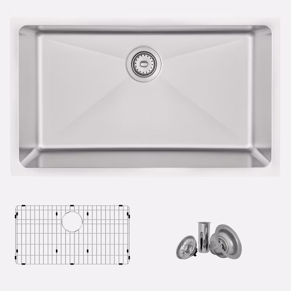 3754ca_51d0530a820e48be8629ca6c234b862b~mv2 STYLISH 31'' VALENCIA S-402G New Design Undermount Kitchen Sink - Image 1