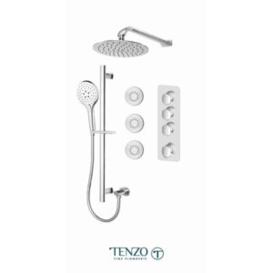 TENZO FLT43-572168-CR EXTENZA 3 functions shower kit, Fluvia
