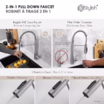 STYLISH K-107SR MILANO Pull Down Kitchen Faucet - Image 5