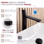 STYLISH B-122NC NESSA Bathroom Vessel Sink Faucet - Image 4