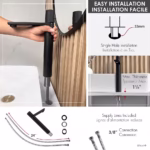 STYLISH B-122NC NESSA Bathroom Vessel Sink Faucet - Image 2
