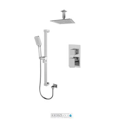 ZHPTNZ-SLIK_SLPB32-21134-CR TENZO SLPB32-21134-CR TWO WAY THERMOSTATIC Shower kit 2 functions - Slick
