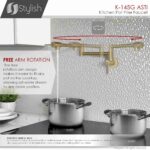 STYLISH K-145G ASTI Pot Filler Kitchen Faucet - Image 3