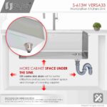 STYLISH S-613W VERSA 33-inch Workstation Single Bowl - Image 15