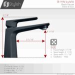 STYLISH B-111N LUVIA Single Handle Bathroom Faucet - Image 5