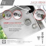 STYLISH S-611W VERSA 30-inch Undermount Kitchen Sink - Image 7