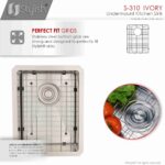 STYLISH S-310G IVORY 14-inch Undermount Kitchen Sink - Image 6