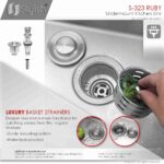 STYLISH S-323XG RUBY 32-inch Undermount Kitchen Sink - Image 7