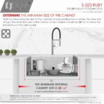 STYLISH S-323XG RUBY 32-inch Undermount Kitchen Sink - Image 8