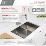 STYLISH S-311XG ZAFIRO 30-inch Undermount Kitchen Sink - Image 10