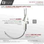 STYLISH B-101C VANESSA Single Handle Bathroom Faucet - Image 10