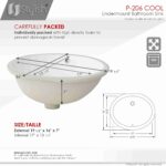 STYLISH P-206-2 COOL 19-inch Undermount Bathroom Sink - Image 6