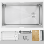 STYLISH S-613W VERSA 33-inch Workstation Single Bowl Undermount