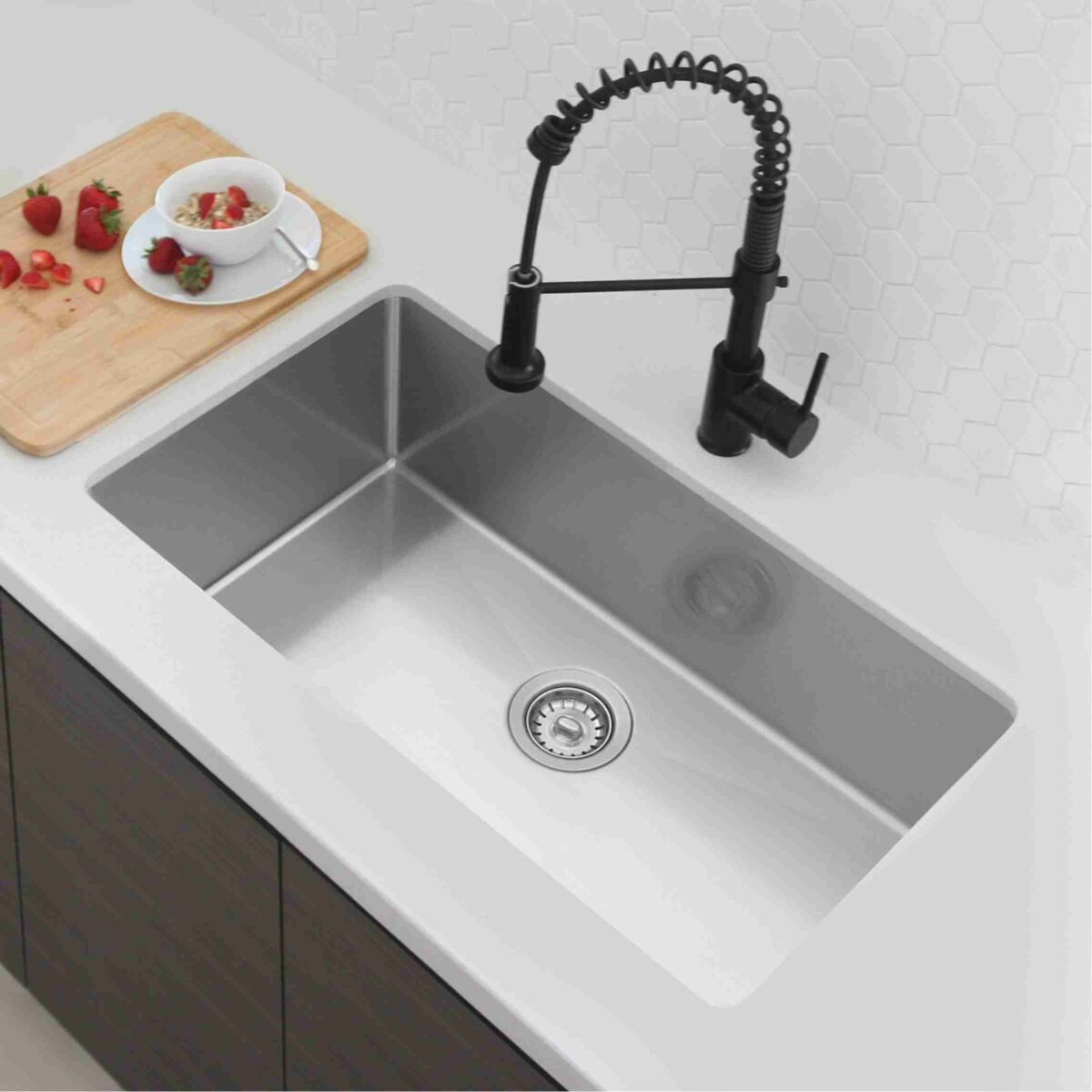 STYLISH S-402 VALENCIA 31-inch Undermount Kitchen Sink - Image 2