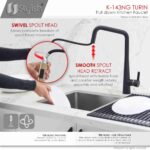 STYLISH K-143NG TURIN Kitchen Sink Faucet - Image 6