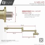 STYLISH K-145G ASTI Pot Filler Kitchen Faucet - Image 4