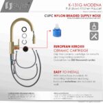 STYLISH K-131G MODENA Kitchen Sink Faucet - Image 10