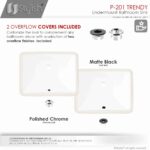 STYLISH P-201 TRENDY 18-inch Undermount Bathroom Sink - Image 8