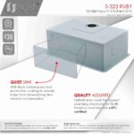 STYLISH S-323XG RUBY 32-inch Undermount Kitchen Sink - Image 3