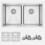 STYLISH S-401G TOLEDO 31-inch Undermount Kitchen Sink