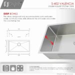 STYLISH S-402 VALENCIA 31-inch Undermount Kitchen Sink - Image 7