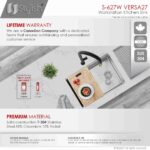 STYLISH S-627W VERSA 27-inch Workstation Single Bowl - Image 10