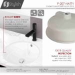 STYLISH P-207 NATTY 16-inch Undermount Bathroom Sink - Image 4