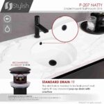STYLISH P-207 NATTY 16-inch Undermount Bathroom Sink - Image 5