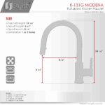 STYLISH K-131G MODENA Kitchen Sink Faucet - Image 4