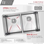 STYLISH S-300XG TOPAZ 28-inch Undermount Kitchen Sink - Image 5
