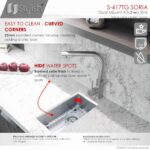 STYLISH S-417TG 9-inch Undermount Bar Kitchen Sink - Image 4