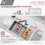 STYLISH S-613W VERSA 33-inch Workstation Single Bowl - Image 11