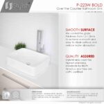 STYLISH P-223W BOLD 18-inch Vessel Bathroom Sink - Image 3