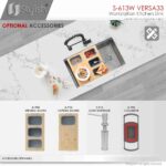 STYLISH S-613W VERSA 33-inch Workstation Single Bowl - Image 14