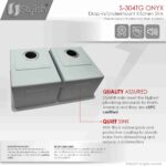 STYLISH S-304TG ONYX 30-inch Undermount Kitchen Sink - Image 3