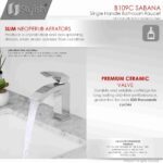 STYLISH B-109C SABANA Single Handle Bathroom Faucet - Image 6
