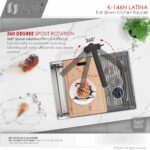 STYLISH K-146N LATINA Kitchen Sink Faucet - Image 3