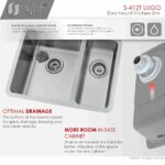 STYLISH S-412T 23-inch Double Bowl Undermount Kitchen Sink - Image 5