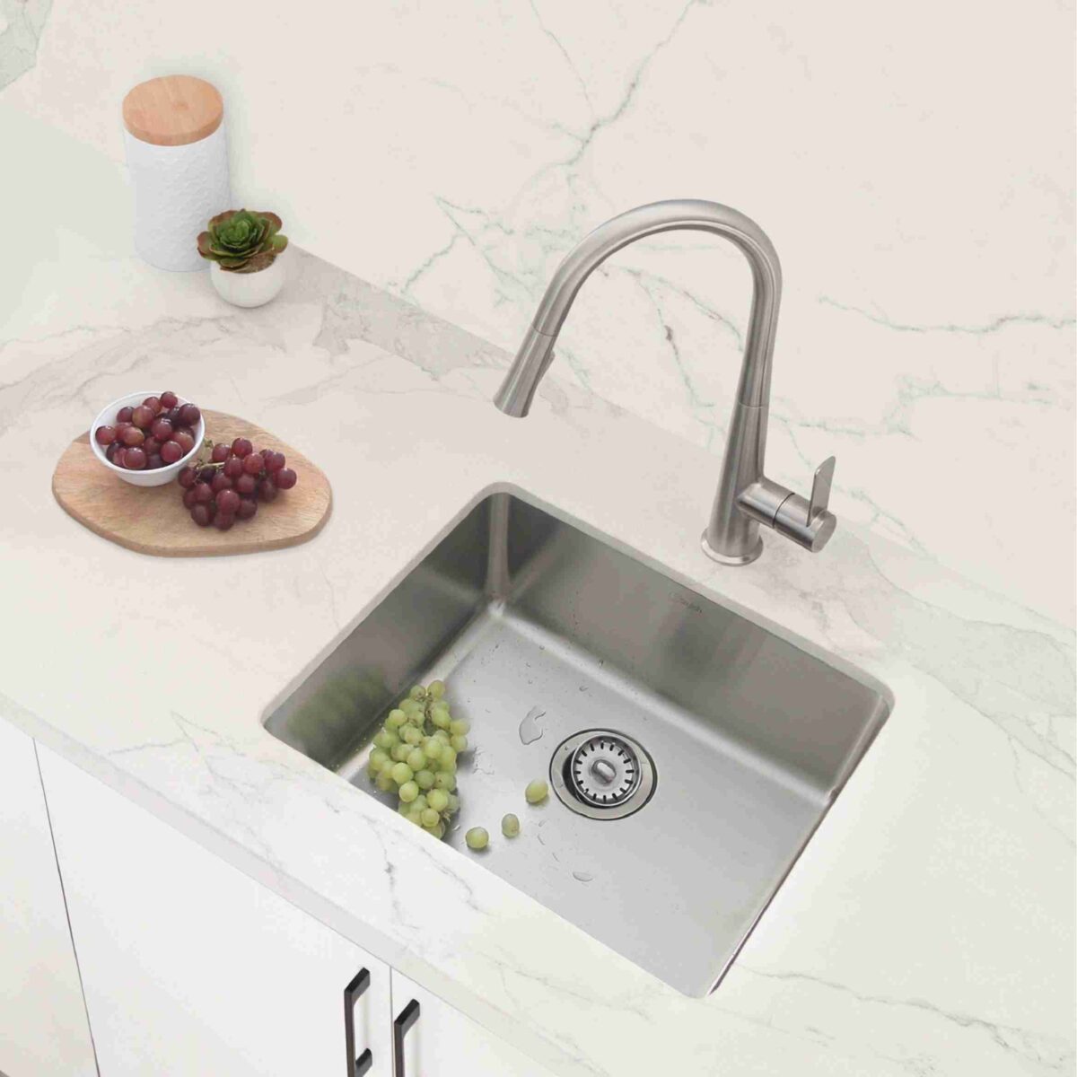 STYLISH S-407T 22-inch Single Bowl Undermount Kitchen Sink - Image 10