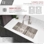 STYLISH S-304TG ONYX 30-inch Undermount Kitchen Sink - Image 6