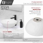 STYLISH P-224 SHOWY 16-inch Vessel Bathroom Sink - Image 4