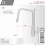 STYLISH K-143P TURIN Kitchen Sink Faucet - Image 4
