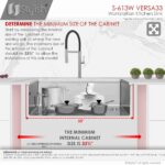 STYLISH S-613W VERSA 33-inch Workstation Single Bowl - Image 9