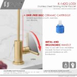 STYLISH K-142G LODI Kitchen Sink Drinking Water Tap Faucet - Image 6
